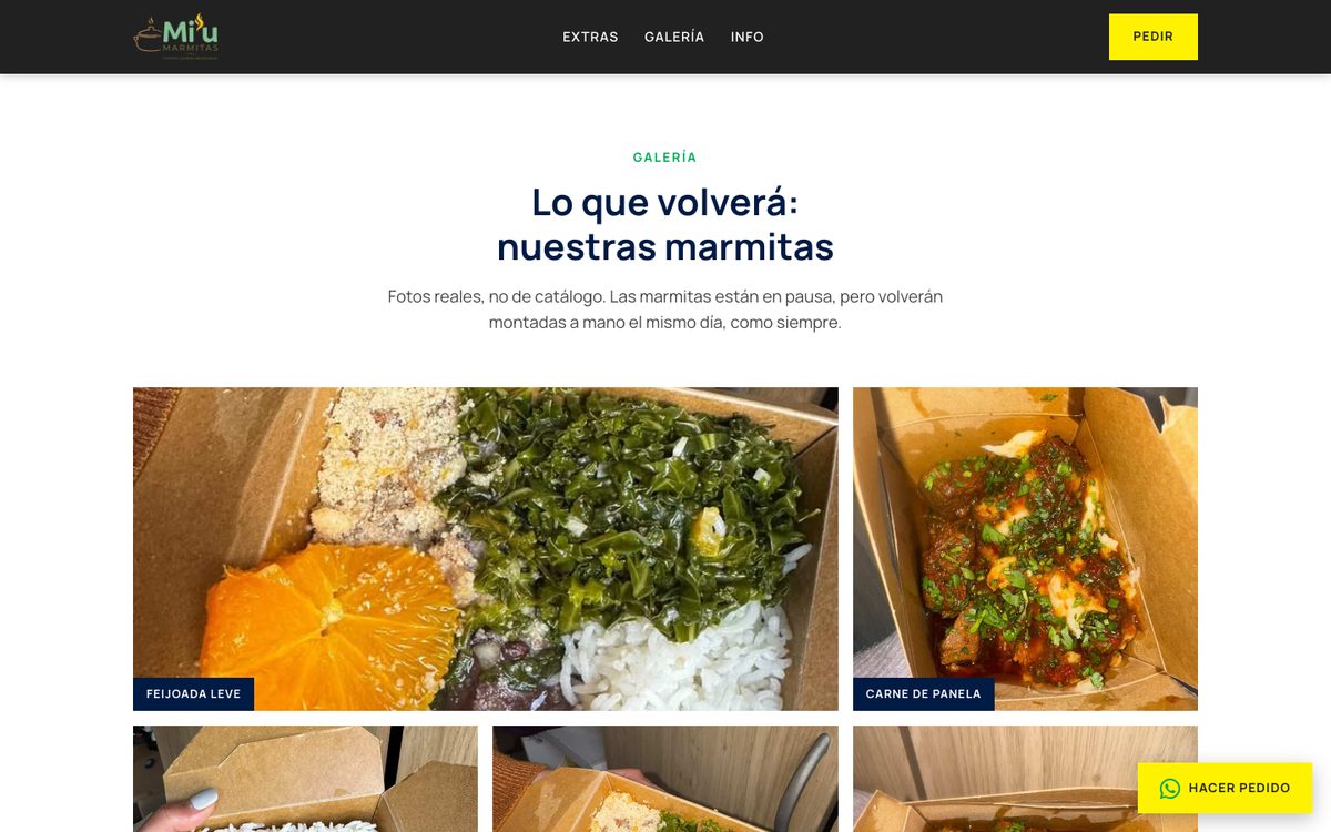Galería de platos reales de miumarmitas.com